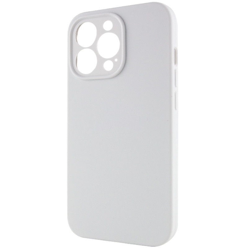 Фото Чохол Silicone Case Full Camera Protective (AA) NO LOGO на Apple iPhone 15 Pro Max (6.7") (Білий / White) в маназині vchehle.ua