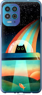 

Чехол Кот, нло, радуга, рыба для Motorola G100 1403397