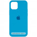 Чехол Silicone Case Full Protective (AA) для Apple iPhone 16 Pro (6.3") (Голубой / Blue)