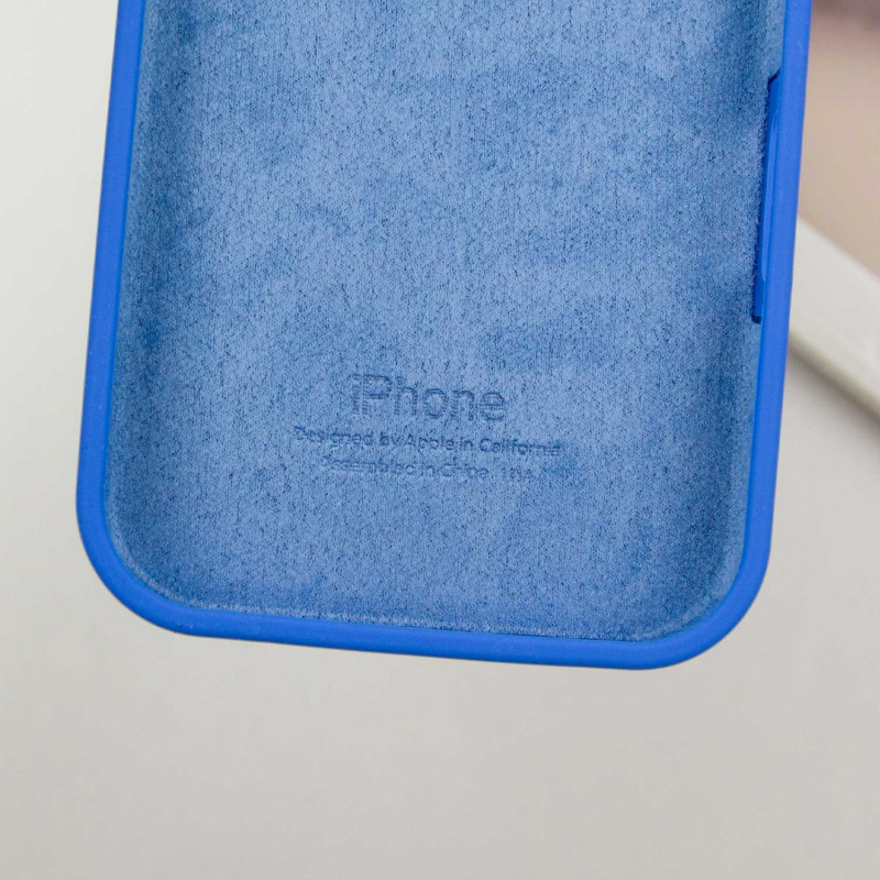 Заказать Чехол Silicone Case Full Protective (AA) для Apple iPhone 13 Pro (6.1") (Синий / Capri Blue) на vchehle.ua