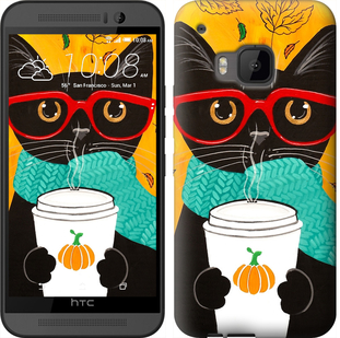 

Чохол Осінній кіт на HTC One M9 580962