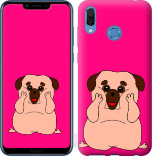 

Чехол Весёлый мопс для Huawei Honor Play 928592
