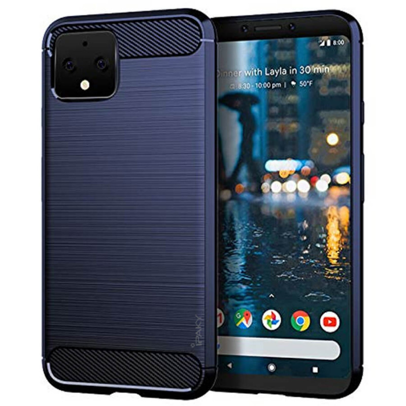 

TPU чехол iPaky Slim Series для Google Pixel 4 (Синий) 858408