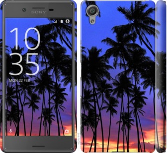 

Чехол Пальмы для Sony Xperia X F5122 759114