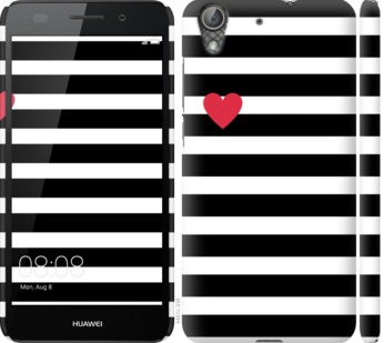 

Чехол Черно-белые полосы для Huawei Y6 II 752112