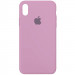 Чехол Silicone Case Full Protective (AA) для Apple iPhone XS Max (6.5") (Лиловый / Lilac Pride)