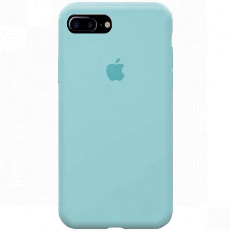 Чохол Silicone Case Full Protective (AA) на Apple iPhone 7 plus / 8 plus (5.5") (Бірюзовий / Turquoise)