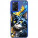 TPU+PC чохол TakiTaki Magic glow на Xiaomi Redmi Note 11 Pro 4G/5G / 12 Pro 4G (Cat / Blue)