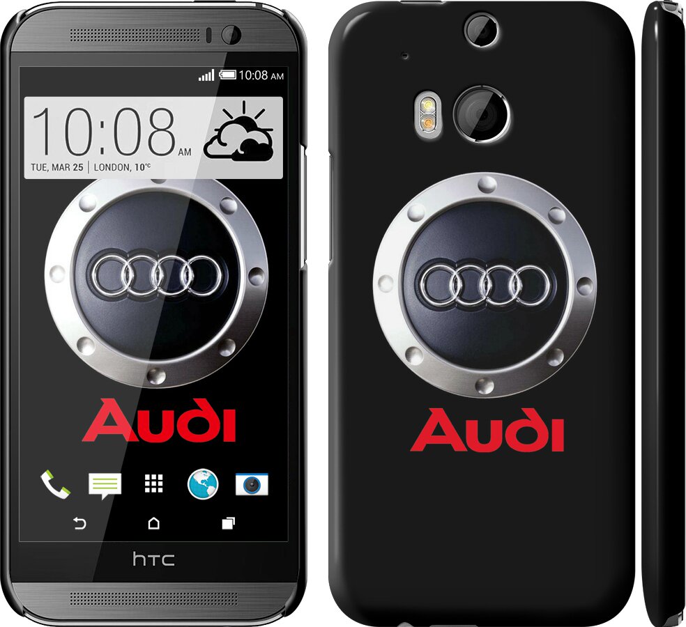 Купить Чехол на HTC One M8 Audi. Logo v2 — Vchehle.ua