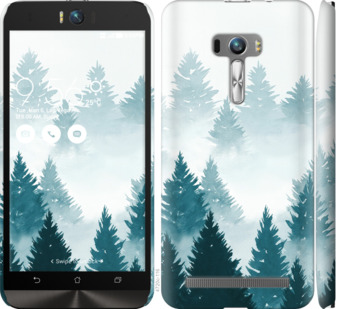 

Чехол Акварельные Елки для Asus ZenFone Selfie ZD551KL 862918