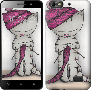 

Чехол Кошка рукодельница для Huawei Honor 4C 584383