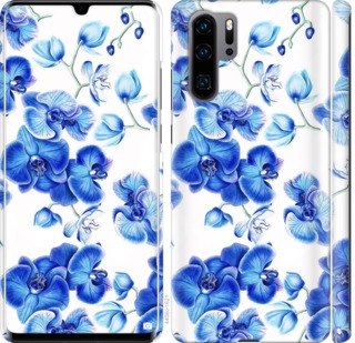 

Чехол Голубые орхидеи для Huawei P30 Pro 725241