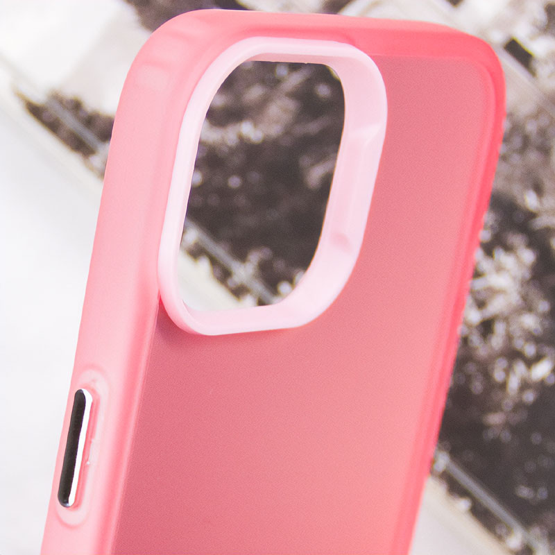 Фото TPU+PC чехол Magic glow with protective edge для Apple iPhone 15 (6.1") (Pink) в магазине vchehle.ua