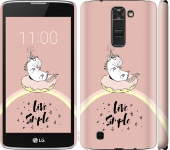 

Чехол Единорожка в пончике для LG K7 719361