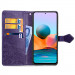 Купить Кожаный чехол-книжка Art Case с визитницей для Xiaomi Redmi Note 10 Pro / 10 Pro Max (Фиолетовый) на vchehle.ua