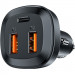 Фото АЗУ Acefast B9 three port metal car charger 66W (2USB-A/1C) (Black) в магазине vchehle.ua