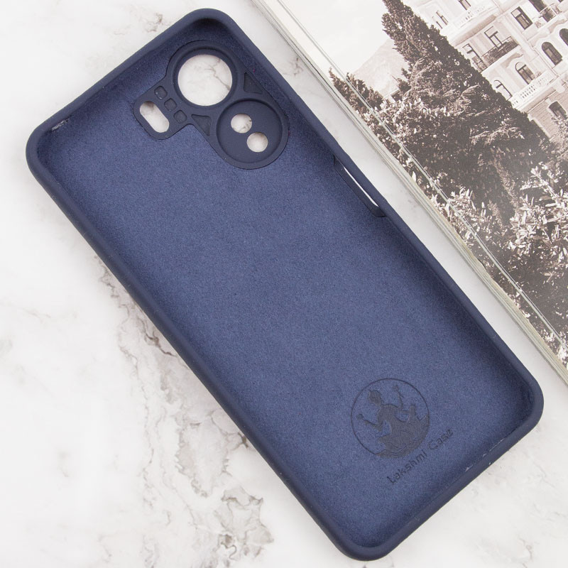 Фото Чехол Silicone Cover Lakshmi Full Camera (AAA) with Logo для Xiaomi Redmi 13C / Poco C65 (Темно-синий / Midnight blue) в магазине vchehle.ua