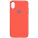 TPU чехол Matte LOGO для Apple iPhone XS Max (6.5") (Розовый  / Coral)