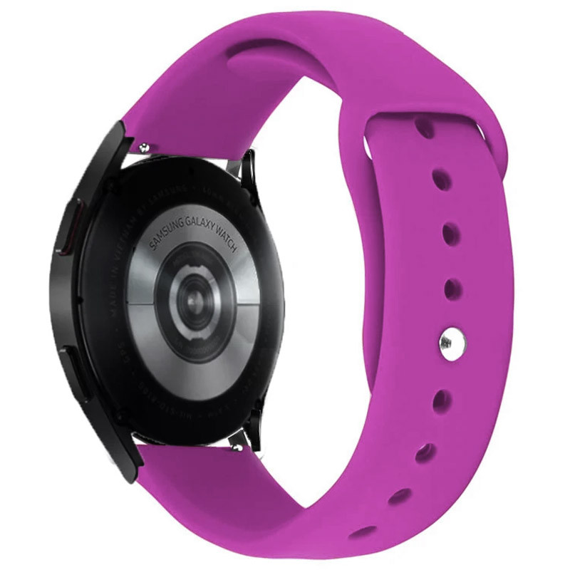 Силіконовий ремінець Sport для Smart Watch 20mm (Фіолетовий / Dark Purple)