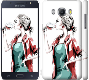 

Чохол Дівчина з келихом на Samsung Galaxy J5 (2016) J510H 841385
