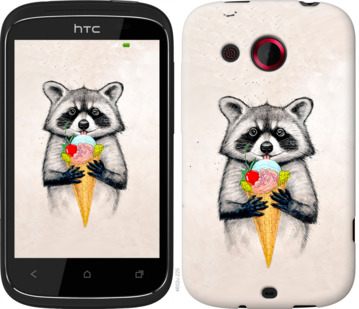 

Чехол Енотик с мороженым для HTC Desire C A320e 801056
