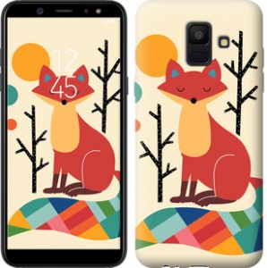 Чохол Rainbow fox на Samsung Galaxy A6 2018