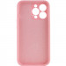 Фото Чохол Silicone Case Full Camera Protective (AA) NO LOGO на Apple iPhone 14 Pro Max (6.7") (Рожевий / Light pink) на vchehle.ua