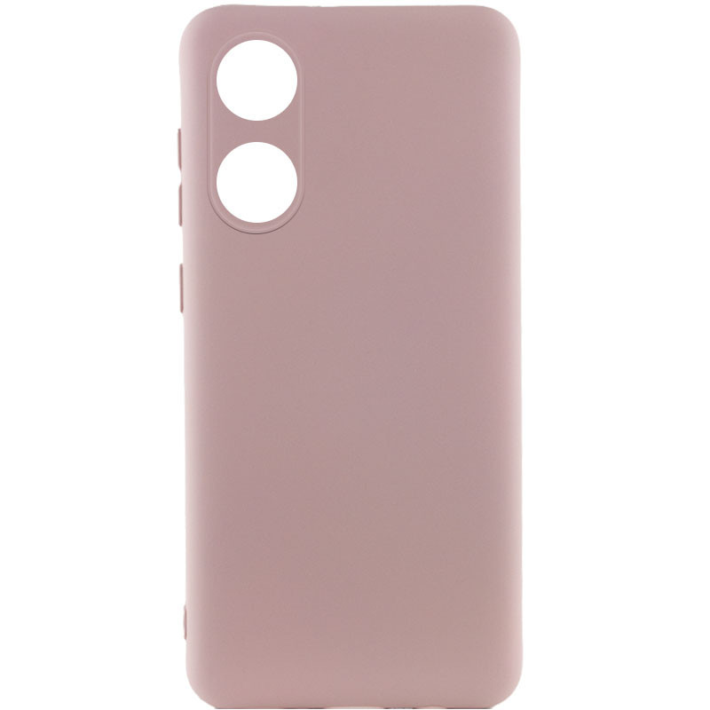 Чохол Silicone Cover Lakshmi Full Camera (AAA) на Oppo A78 4G (Рожевий / Pink Sand)