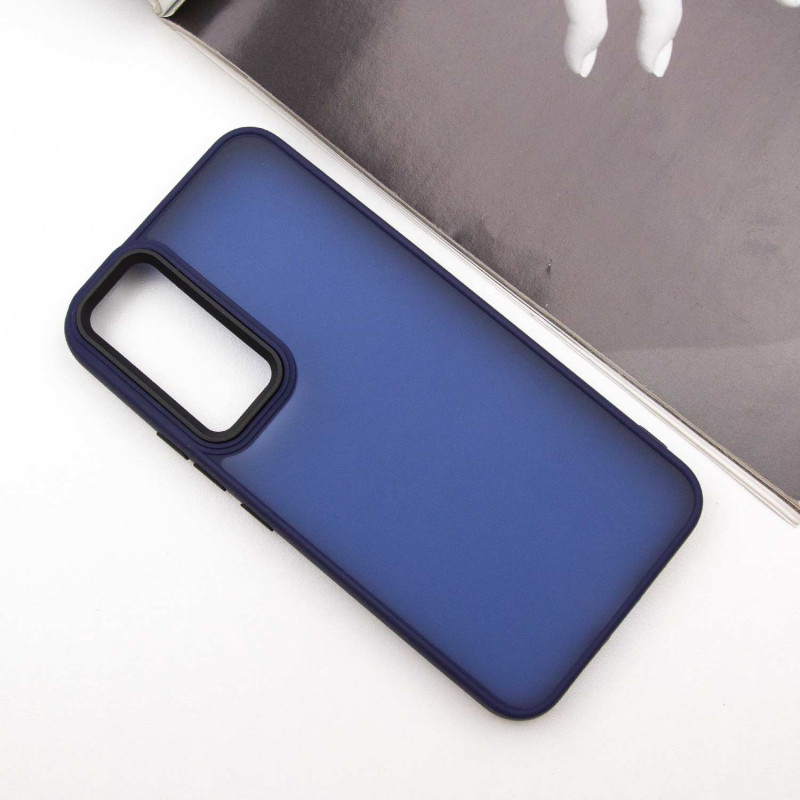 Фото Чехол TPU+PC Lyon Frosted для Samsung Galaxy A54 5G (Navy Blue) на vchehle.ua