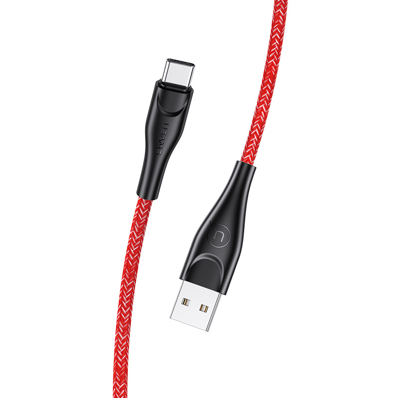 

Дата кабель Usams US-SJ392 U41 Type-C Braided Data and Charging Cable 1m (Красный) 871903