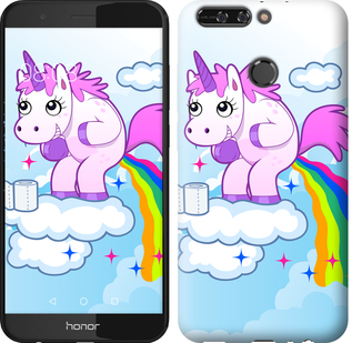 

Чехол Единорожка для Huawei Honor 8 Pro 639643