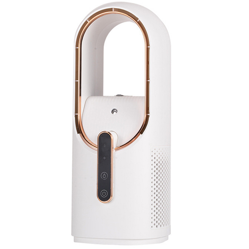 Настольный вентилятор F6 2in1 с увлажнителем воздуха 2200mAh (White)