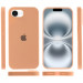 Фото Чехол Silicone Case Full Protective (AA) для Apple iPhone 16e (6.1") (Оранжевый / Cantaloupe) в магазине vchehle.ua