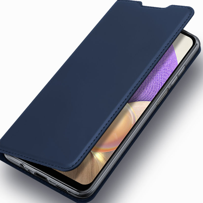 Чехол-книжка Dux Ducis с карманом для визиток для Samsung Galaxy A13 4G (Синий) в магазине vchehle.ua