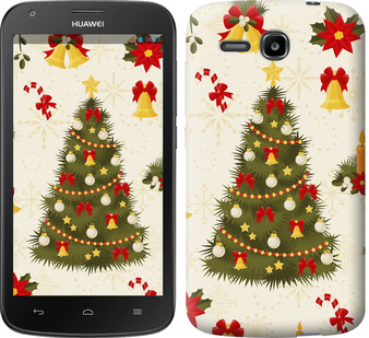 

Чехол Новогодняя елка для Huawei Ascend Y600 451121
