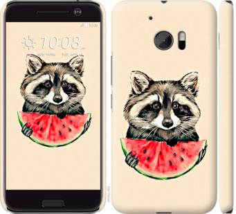 

Чохол Єнотик з кавуном на HTC 10 799642