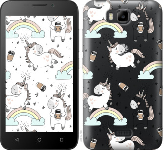 

Чохол Єдиноріг і кава для Huawei Y5C 841102