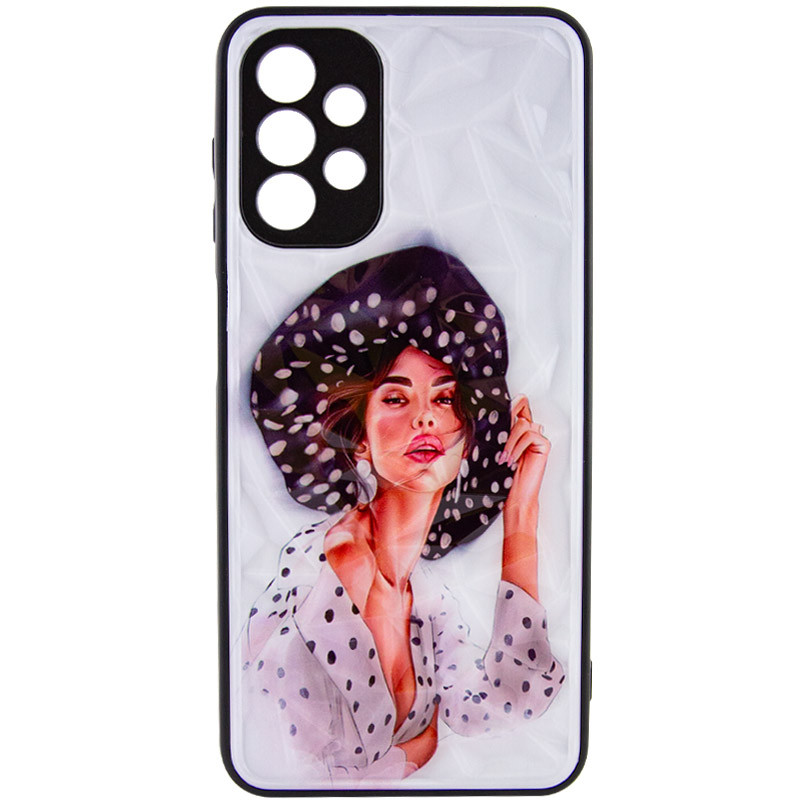 Фото TPU+PC чехол Prisma Ladies для Samsung Galaxy A13 4G (Girl in a hat) на vchehle.ua