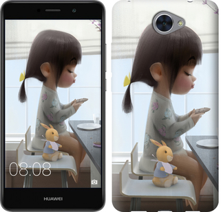 

Чохол Мила дівчинка з зайчиком на Huawei Y7 2017 636747