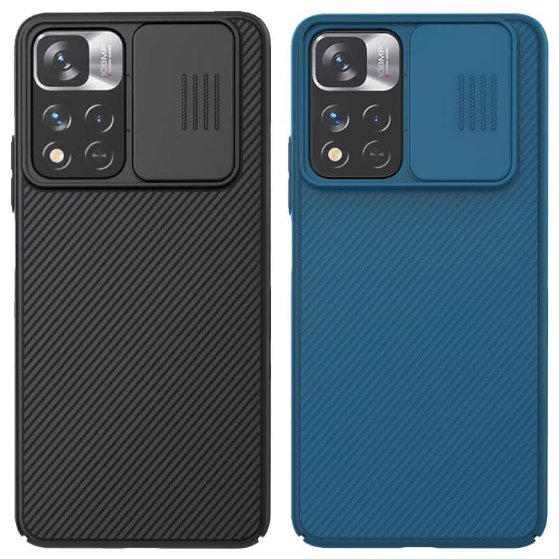 Карбонова накладка Nillkin Camshield (шторка на камеру) на Xiaomi Redmi Note 11 Pro 4/5G/12 Pro 4G