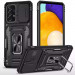 Ударопрочный чехол Camshield Army Ring для Samsung Galaxy A32 4G (Черный / Black)