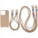 Чохол TPU two straps California на Apple iPhone 13 Pro Max (6.7") (Бежевий / Beige)