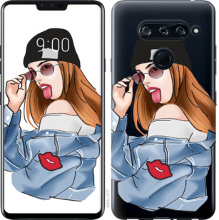 

Чехол Девушка v3 для LG V40 ThinQ 842917
