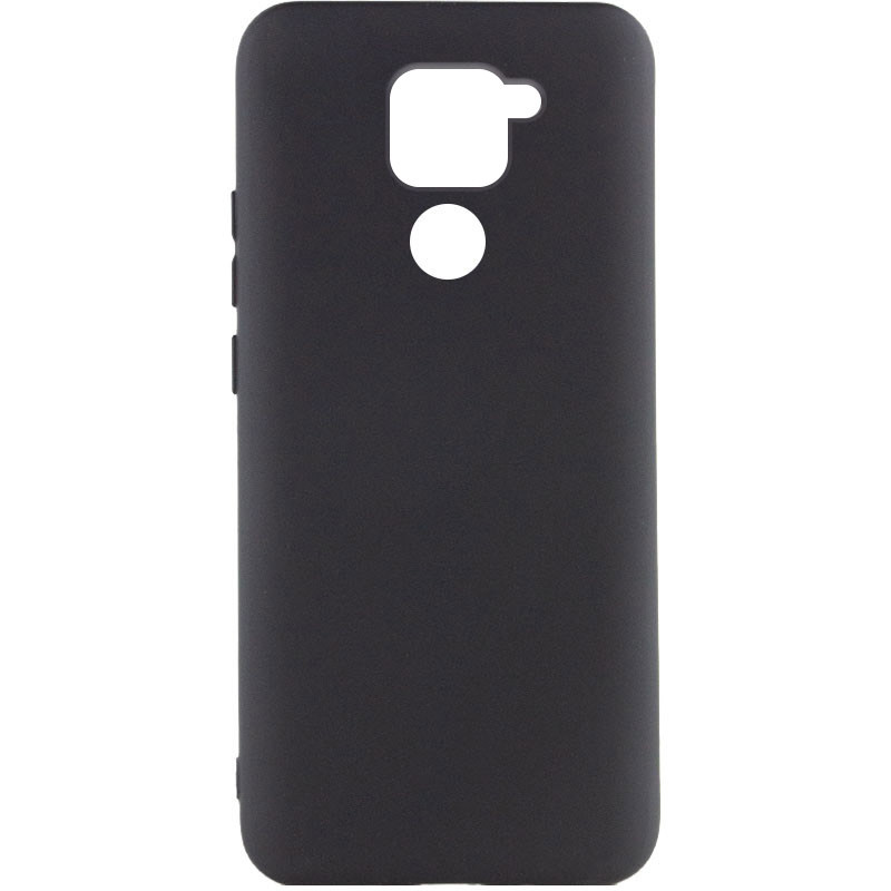 Чохол Silicone Cover Lakshmi (AA) на Xiaomi Redmi Note 9 / Redmi 10X (Чорний / Black)