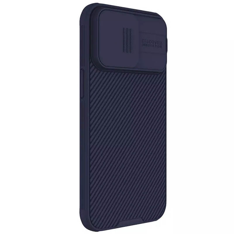 Фото Карбоновая накладка Nillkin CamShield Pro для Apple iPhone 15 Pro Max (6.7") (Deep Purple) в магазине vchehle.ua