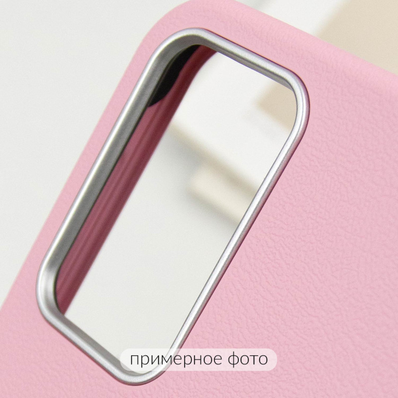 Замовити Шкіряний чохол Leather Case Metal Buttons на Xiaomi Redmi Note 13 Pro 4G / Poco M6 Pro 4G (Light Pink) на vchehle.ua