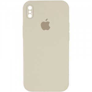 Чехол Silicone Case Square Full Camera Protective (AA) для Apple iPhone XS Max (6.5")