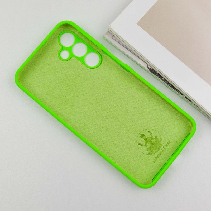 Чохол Silicone Cover Lakshmi Full Camera (AA) на Samsung Galaxy A16 4G/5G (Салатовий / Neon green) в магазині vchehle.ua