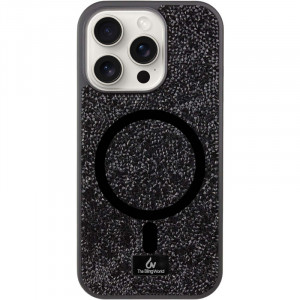 TPU чохол Bling World Rock Diamond with Magnetic Safe на Apple iPhone 16 Pro (6.3")