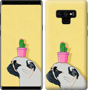 

Чехол Мопс с кактусом для Samsung Galaxy Note 9 N960F 920820
